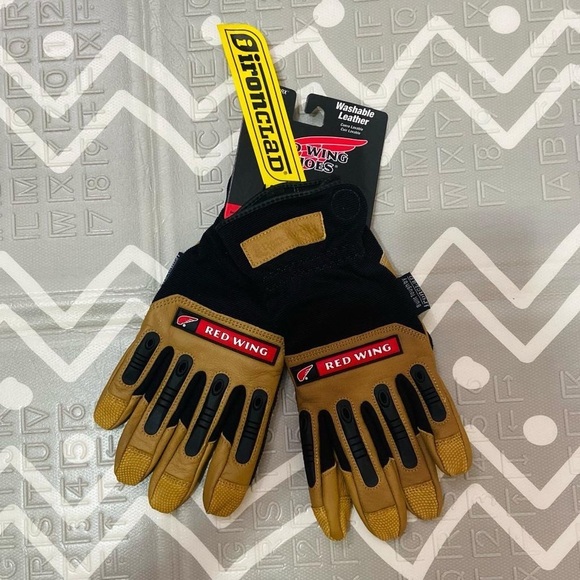 Red wing leather work gloves
Washable leather - Picture 1 of 6